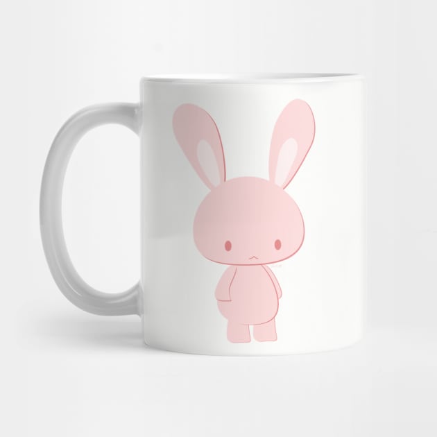 Cute Little Pink Bunny by CeeGunn